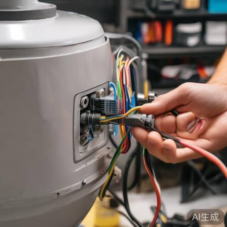 新线控器按色连接热水器