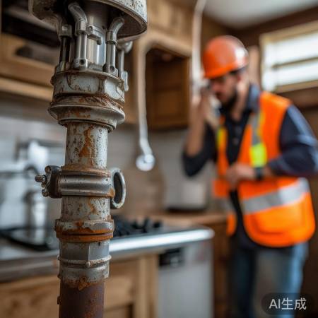 燃气管道老化需检查