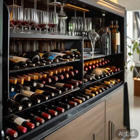 普赛罗酒柜客服热线服务网点传授—拉菲红酒柜门搭配艺术,打造家居品味新高度