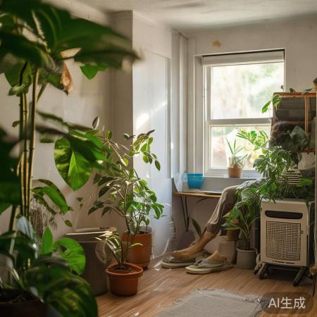 空调节能通风绿植