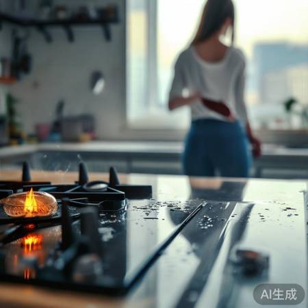 做饭小心火候，防火安全。