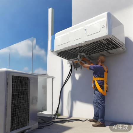 春兰空调技服务中心普及←空调铜管线不够长怎么办？轻松解决空调安装难题
