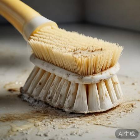 马桶刷需定期清洗，防菌通风。