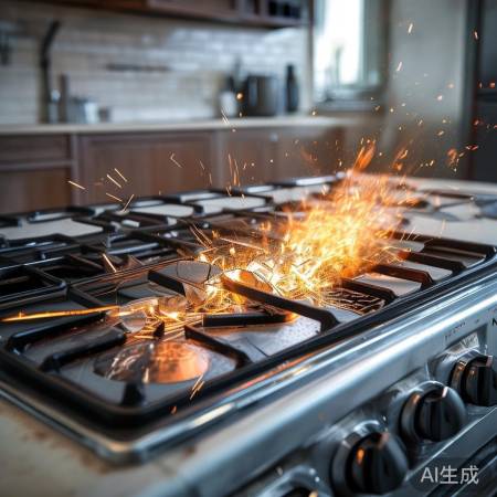 欧意燃气灶维修网点电话查询教你㉿厨房燃气灶面板突然爆裂，紧急处理方法大揭秘