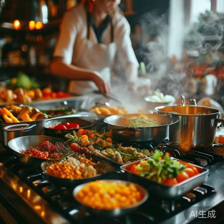 炒菜诱人，下次见！