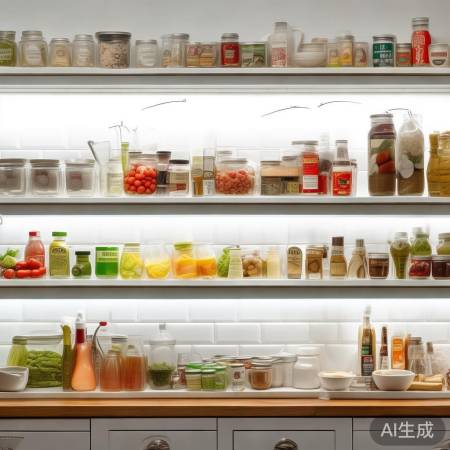 图层如厨房分类食材