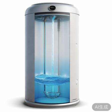 热水器顶部开放，底部水温低