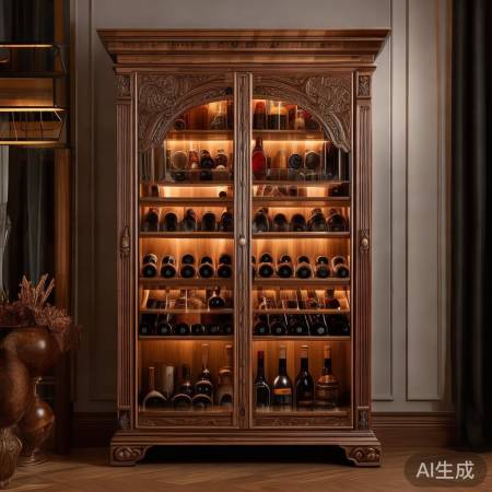 大元智能酒柜急速响应告诉你@湖南定制实木红酒柜，品味生活新选择