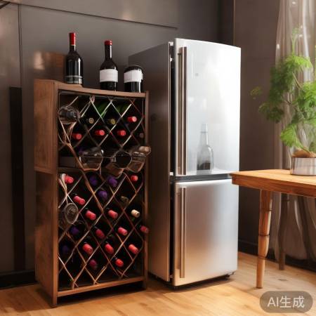 红酒柜非必需，酒架冰箱可替代