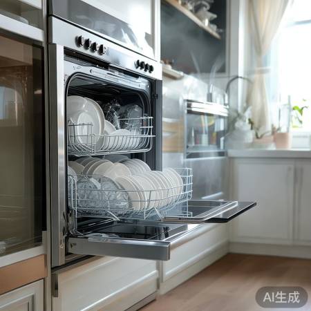 樱花集成灶维修查询站阐释↑集成灶高效碗消毒，卫生生活新选择