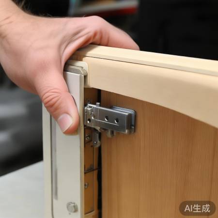 面板卡扣安装锁体