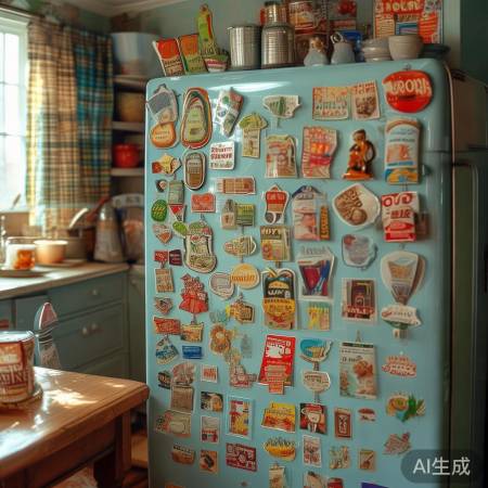 东芝冰箱维修客服专线教导@长春特色冰箱贴，怀旧风满满回忆杀