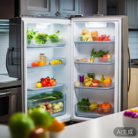 冰箱分层放食材，避免污染