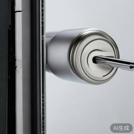 智能锁应急开锁：机械钥匙槽