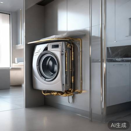 壁挂洗衣机线遮丑，美观实用