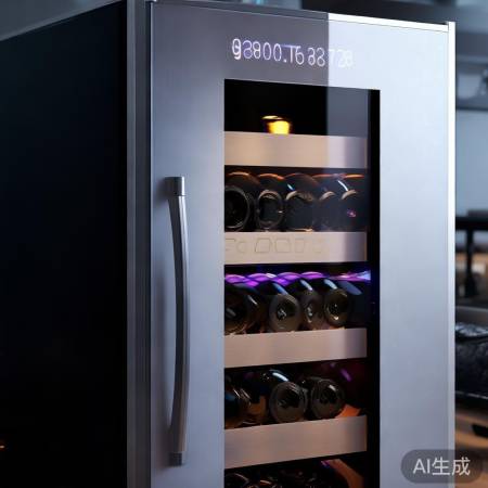 武匠智能酒柜服务专线咨询告诉你_红酒杯架酒柜设计效果图，尽显优雅生活品味