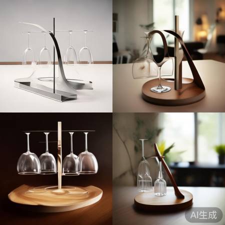 红酒杯架，简约优雅复古