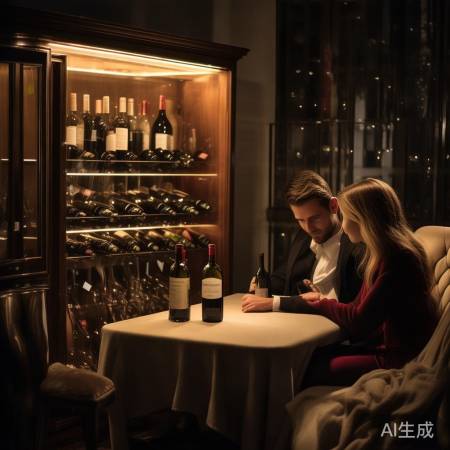 温馨红酒柜，浪漫氛围佳