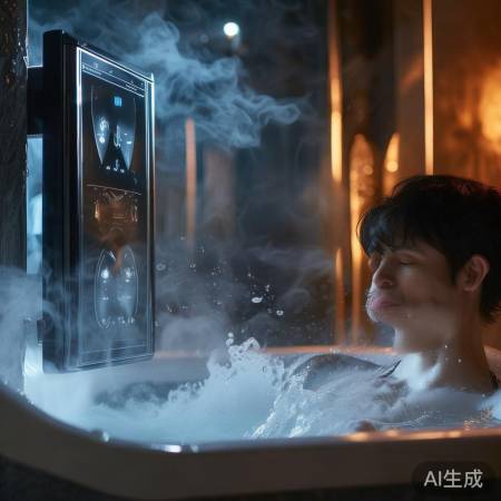 韩乐热水器熄屏泡澡趣事