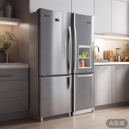冰箱容量适中，空间利用佳