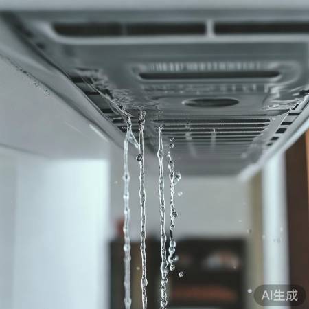 美的中央空调VIP热线讲解♛中央空调空调口滴水的常见原因及解决办法