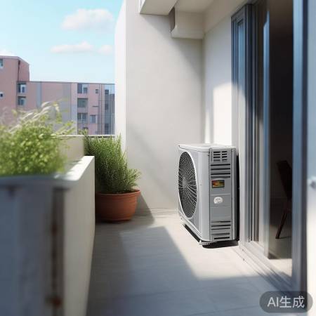 空调通风避晒，外机清理散热