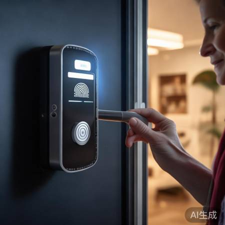 指E家指纹锁全国客服热线查询交流：指纹锁新增功能：一键轻松增加指纹解锁体验