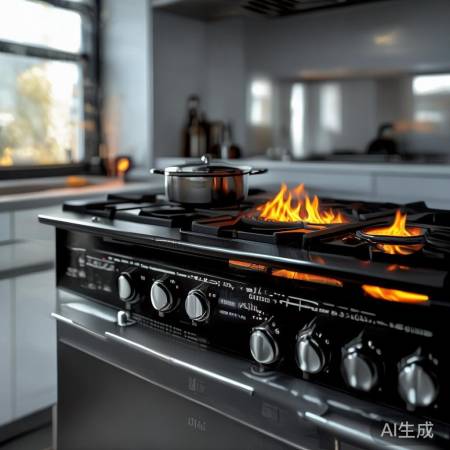 燃气灶710面板火力调节多档