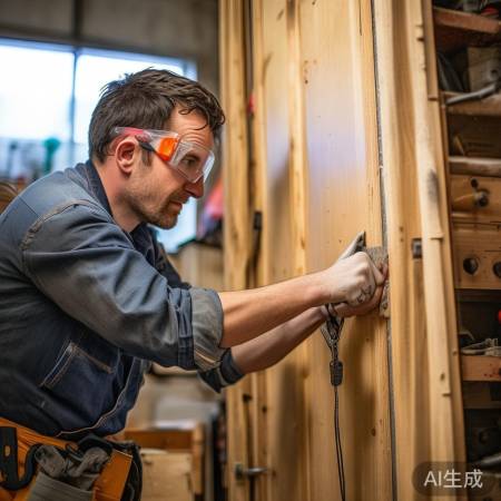 细铁丝助卡圈松动