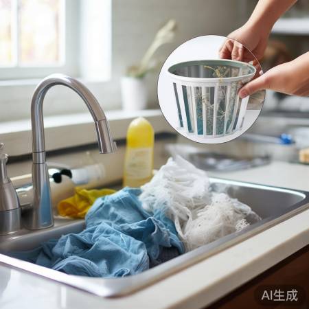 洗衣粉放够，过滤网清理