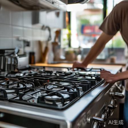 燃气灶点火小技巧