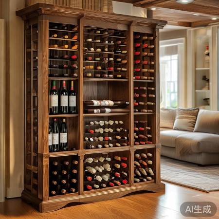 实木红酒架，品味生活新选择