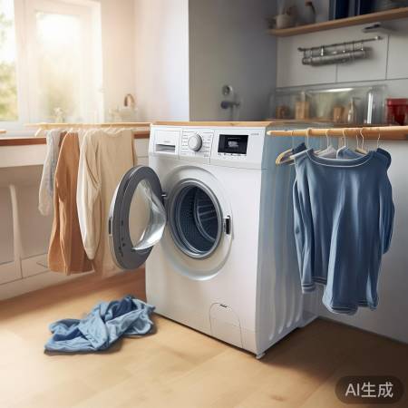 美诺洗衣机客服热线服务网点传授—小型洗衣机烘干衣物不再愁：快速除水技巧大揭秘